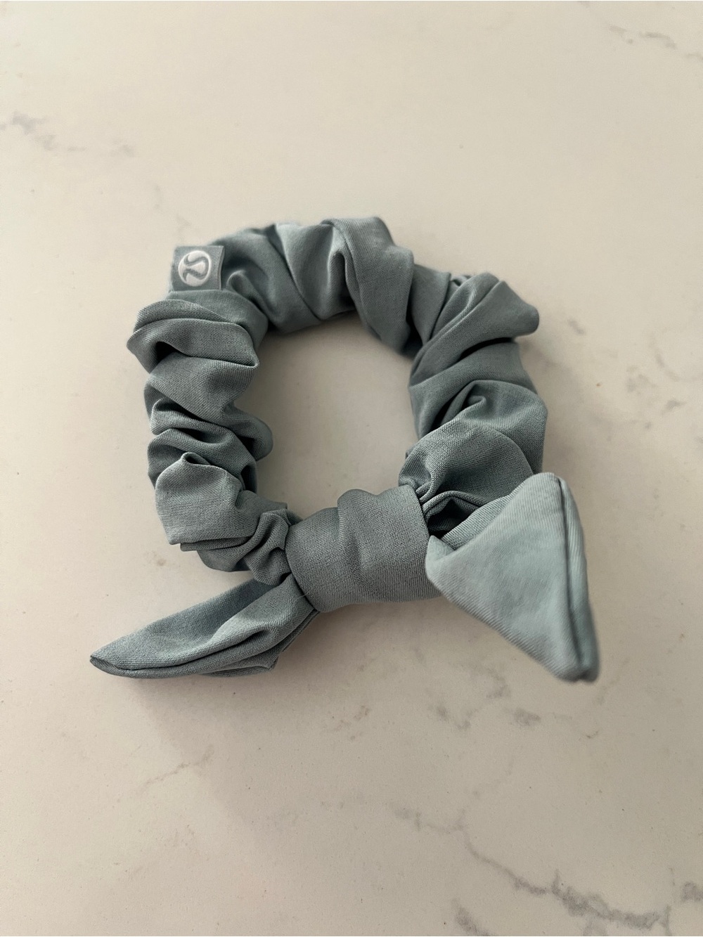 lululemon athletica blue Bow Scrunchie